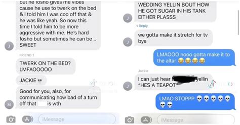 leaked texts jackie|Leaked Texts From Jackie Of Love Is Blind。